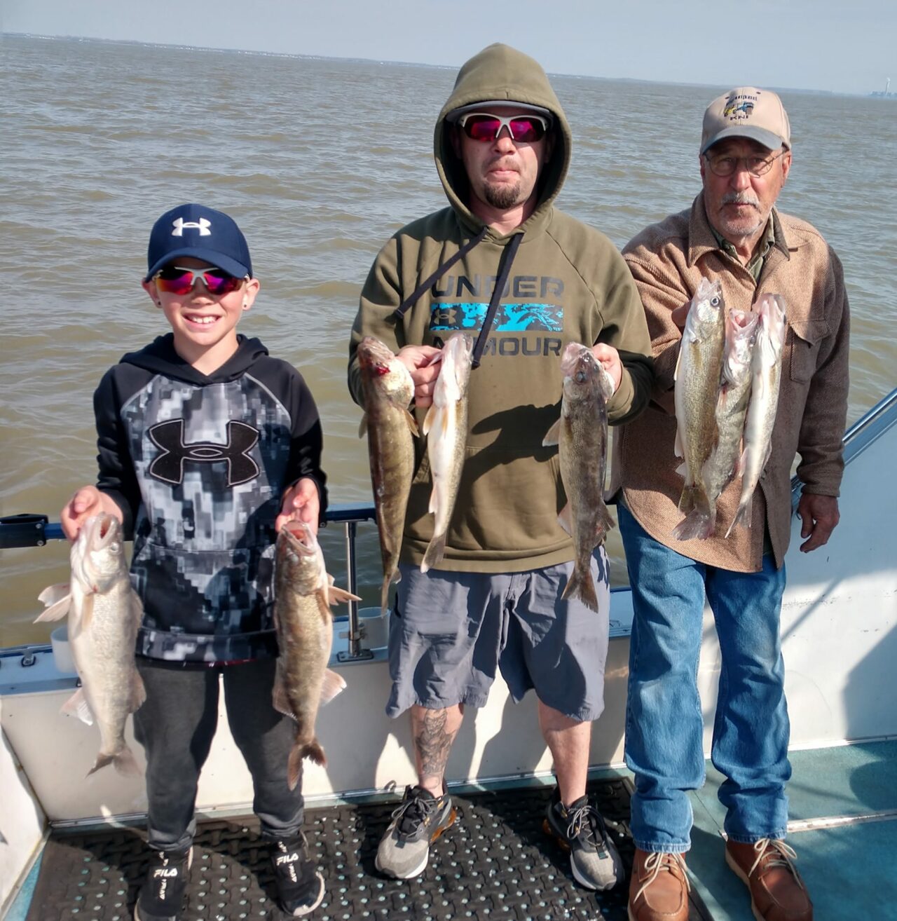 3 Generations of Lake Erie Fishing Charter Fun!