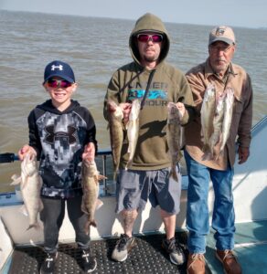 3 Generations of Lake Erie fishing charters Ohio