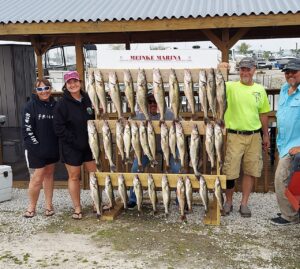 Now that's something to smile about! All in a day's catch on Lake Erie.